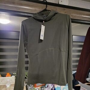 Calia Women's Olive Green Top With Balaclava